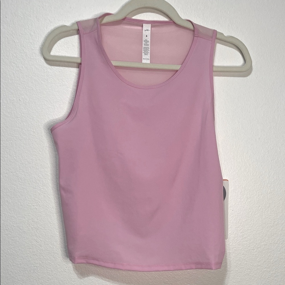 Gottex Athletic Pink Tank Top Size Small PTP 17”-18” NWT